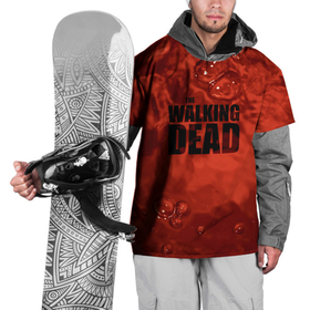 Накидка на куртку 3D с принтом walking dead   кровь , 100% полиэстер |  | covid | walking dead | апокалипсис | болезнь | вирус | выживание | зомби | ковид | конец света | коронавирус | кровь | пандемия | ходячие мертвецы | эпидемия