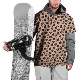 Накидка на куртку 3D с принтом Абстрактные сердечки, леопардовый принт в Белгороде, 100% полиэстер |  | Тематика изображения на принте: 14 февраля | абстрактные | день святого валентина | леопардовый | паттерн | сердечки | сердца
