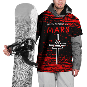 Накидка на куртку 3D с принтом [30 Seconds to Mars]   До марса 30 сек в Санкт-Петербурге, 100% полиэстер |  | 30 seconds to mars | 30 секунд до марса | джаред лето | музыка | рок