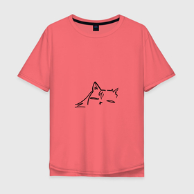 Мужская футболка хлопок Oversize с принтом Курсэд Кэтс двадцать девять , 100% хлопок | свободный крой, круглый ворот, “спинка” длиннее передней части | cat | community | electronic mushroom | meme