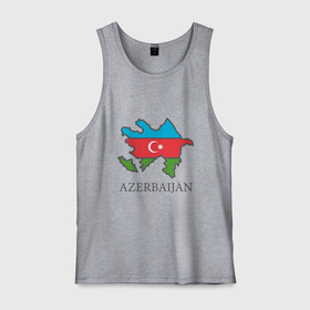 Мужская майка хлопок с принтом Map Azerbaijan , 100% хлопок |  | europe | odlar yurdu | ussr | азер | азербайджан | азербайджанец | азия | баку | горы | европа | закавказье | кавказ | карта | каспийское море | республика | ссср | страна огней | турист | флаг
