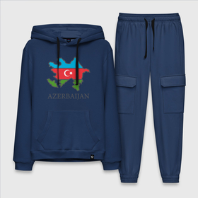 Мужской костюм хлопок с толстовкой с принтом Map Azerbaijan ,  |  | europe | odlar yurdu | ussr | азер | азербайджан | азербайджанец | азия | баку | горы | европа | закавказье | кавказ | карта | каспийское море | республика | ссср | страна огней | турист | флаг