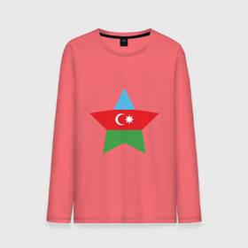 Мужской лонгслив хлопок с принтом Azerbaijan Star , 100% хлопок |  | europe | odlar yurdu | ussr | азер | азербайджан | азербайджанец | азия | баку | горы | европа | закавказье | кавказ | карта | каспийское море | республика | ссср | страна огней | турист | флаг