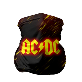 Бандана-труба 3D с принтом AC DC Neon. в Тюмени, 100% полиэстер, ткань с особыми свойствами — Activecool | плотность 150‒180 г/м2; хорошо тянется, но сохраняет форму | ac dc | acdc | ас дс | асдс | музыка | рок