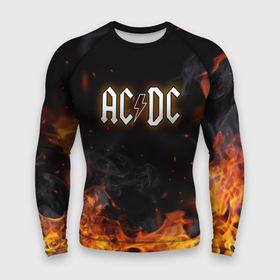 Мужской рашгард 3D с принтом [AC DC]  Fire в Белгороде,  |  | ac dc | acdc | back in black | ас дс | асдс | музыка | рок