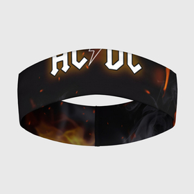 Повязка на голову 3D с принтом [AC DC]   Fire в Курске,  |  | ac dc | acdc | back in black | ас дс | асдс | музыка | рок