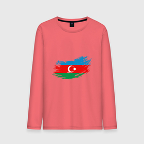 Мужской лонгслив хлопок с принтом Флаг   Азербайджан в Тюмени, 100% хлопок |  | europe | odlar yurdu | ussr | азер | азербайджан | азербайджанец | азия | баку | горы | европа | закавказье | кавказ | карта | каспийское море | республика | ссср | страна огней | турист | флаг
