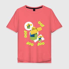 Мужская футболка хлопок Oversize с принтом Roblox  2022 , 100% хлопок | свободный крой, круглый ворот, “спинка” длиннее передней части | jailbreak | premium exchange | roblox | roblox studio | дэвид базуки | роблокс