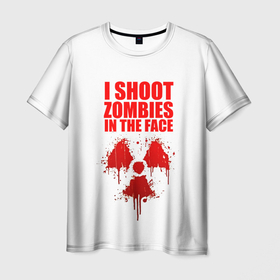 Мужская футболка 3D с принтом я стреляю в лицо зомби в Санкт-Петербурге, 100% полиэфир | прямой крой, круглый вырез горловины, длина до линии бедер | covid | walking dead | апокалипсис | болезнь | вирус | выживание | зомби | ковид | конец света | коронавирус | кровь | пандемия | ходячие мертвецы | эпидемия