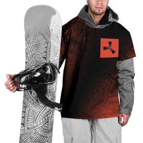 Накидка на куртку 3D с принтом РАСТ | Разводы в Тюмени, 100% полиэстер |  | facepunch | game | games | logo | rust | shooter | survival | выживание | игра | разводы | раст
