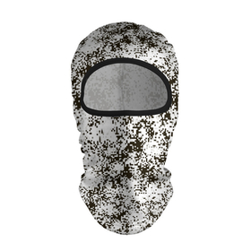 Балаклава 3D с принтом Зимний Камуфляж (цифра) в Екатеринбурге, 100% полиэстер, ткань с особыми свойствами — Activecool | плотность 150–180 г/м2; хорошо тянется, но при этом сохраняет форму. Закрывает шею, вокруг отверстия для глаз кайма. Единый размер | camouflage | military | армия | боец | ввс | вдв | вмф | военный камуфляж | воин | война | гру | десантник | дшб | камуфляж | кгб | маскировка | масхалат | мвд | милитари | мчс | омон | охота | охрана | патриот | пво