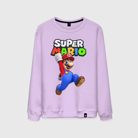 Мужской свитшот хлопок с принтом Nintendo Mario , 100% хлопок |  | jeans | mario | nintendo | plumber | red cap | super mario | switch | видео игра | водопроводчик | игра | красная кепка | марио | нинтендо | свитч | супер марио