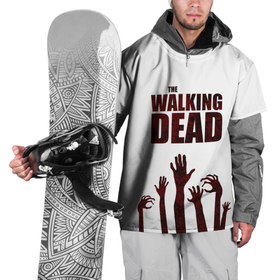 Накидка на куртку 3D с принтом walking dead   руки зомби в Курске, 100% полиэстер |  | walking dead | апокалипсис | болезнь | вирус | выживание | зомби | конец света | кровь | пандемия | ходячие мертвецы | эпидемия