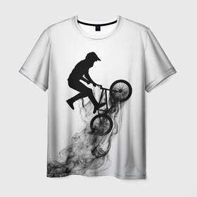 Мужская футболка 3D с принтом ВЕЛОСПОРТ BMX Racing в Кировске, 100% полиэфир | прямой крой, круглый вырез горловины, длина до линии бедер | bmx | bmx racing | велосипед | велосипед bmx | велосипедист | велосипедный мотокросс | велосипедный спорт | велоспорт | верт | вмх рейсинг | дерт | парк | спорт | стрит | флэтлэнд