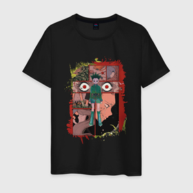 Мужская футболка хлопок с принтом Гона арт в Петрозаводске, 100% хлопок | прямой крой, круглый вырез горловины, длина до линии бедер, слегка спущенное плечо. | anime | gekijouban hunter x hunter | hunter  hunter | аниме | анимэ | хантер х хантер