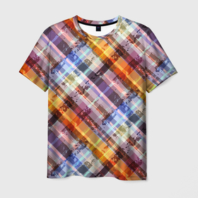 Мужская футболка 3D с принтом Linе s , 100% полиэфир | прямой крой, круглый вырез горловины, длина до линии бедер | colour | line | lines | sweet | линии | линия | разноцветный | сладкий | цветные