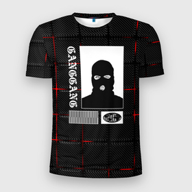 Мужская футболка 3D Slim с принтом GANGSTER  ГАНГСТЕР в Петрозаводске, 100% полиэстер с улучшенными характеристиками | приталенный силуэт, круглая горловина, широкие плечи, сужается к линии бедра | gang | gangsta | gangster | бандит | гангстер