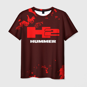 Мужская футболка 3D с принтом HUMMER   H2 + Камуфляж в Новосибирске, 100% полиэфир | прямой крой, круглый вырез горловины, длина до линии бедер | auto | gmc | h2 | humer | hummer | logo | moto | symbol | авто | автомобиль | гонки | знак | камуфляж | лого | логотип | логотипы | марка | машина | милитари | мото | символ | символы | хамер | хаммер