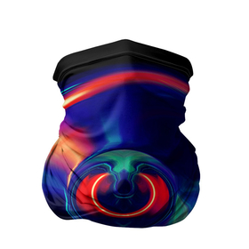 Бандана-труба 3D с принтом Сверхновая сингулярность в Петрозаводске, 100% полиэстер, ткань с особыми свойствами — Activecool | плотность 150‒180 г/м2; хорошо тянется, но сохраняет форму | вектор | графика | космос | красный | круг | синий | черная дыра | шар