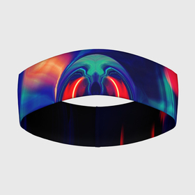 Повязка на голову 3D с принтом Сверхновая сингулярность в Петрозаводске,  |  | Тематика изображения на принте: вектор | графика | космос | красный | круг | синий | черная дыра | шар