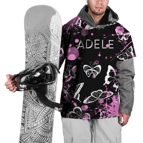Накидка на куртку 3D с принтом [Adele]   Бабочки в Белгороде, 100% полиэстер |  | adele | adele adkins | logo | адель | адель эдкинс | британская певица | лого | логотип | музыка | певица
