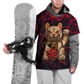 Накидка на куртку 3D с принтом Злой кот Вуду , 100% полиэстер |  | Тематика изображения на принте: вуду | злой | кот | коты | ужасы | хеллоун | хелоуин | хоррор | хэллоуин