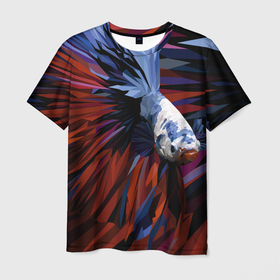 Мужская футболка 3D с принтом Рыбка, исполняющая желания , 100% полиэфир | прямой крой, круглый вырез горловины, длина до линии бедер | аквариум | желание | золотая рыбка | мечта | море | морские жители | рыба