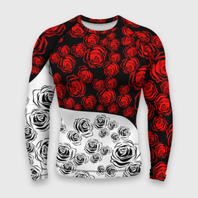 Мужской рашгард 3D с принтом РОЗЫ  Красный  Волна в Санкт-Петербурге,  |  | атака титанов | белый | букет | девочке | для девочки | для друга | для мальчика | как у всех | контраст | красный | подарок | рекомендации | роза | розы | узор | цветы | черно белый