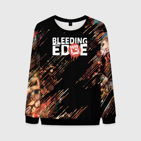 Мужской свитшот 3D с принтом Bleeding Edge в Санкт-Петербурге, 100% полиэстер с мягким внутренним слоем | круглый вырез горловины, мягкая резинка на манжетах и поясе, свободная посадка по фигуре | bleeding | bleeding edge | bleeding edge beta | bleeding edge characters | bleeding edge gameplay | bleeding edge review | gameplay | guide | ninja theory | overwatch | pc | xbox