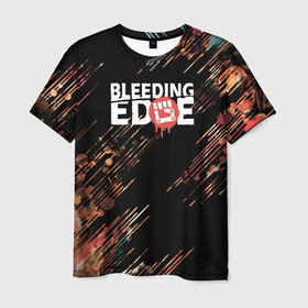 Мужская футболка 3D с принтом Bleeding Edge , 100% полиэфир | прямой крой, круглый вырез горловины, длина до линии бедер | bleeding | bleeding edge | bleeding edge beta | bleeding edge characters | bleeding edge gameplay | bleeding edge review | gameplay | guide | ninja theory | overwatch | pc | xbox