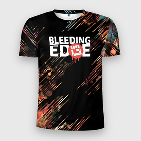 Мужская футболка 3D Slim с принтом Bleeding Edge , 100% полиэстер с улучшенными характеристиками | приталенный силуэт, круглая горловина, широкие плечи, сужается к линии бедра | bleeding | bleeding edge | bleeding edge beta | bleeding edge characters | bleeding edge gameplay | bleeding edge review | gameplay | guide | ninja theory | overwatch | pc | xbox