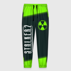 Мужские брюки 3D с принтом СТАЛКЕР 2   Графика в Санкт-Петербурге, 100% полиэстер | манжеты по низу, эластичный пояс регулируется шнурком, по бокам два кармана без застежек, внутренняя часть кармана из мелкой сетки | biohazard | chernobyl | logo | radiation | stalker | stalker 2 | stalker2 | биохазард | игра | игры | лого | логотип | логотипы | полосы | радиация | символ | сталкер | сталкер 2 | сталкер2 | чернобылит | чернобыль