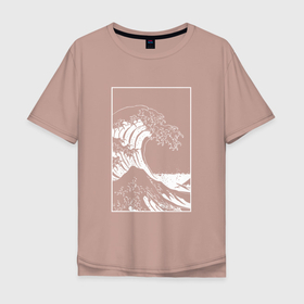 Мужская футболка хлопок Oversize с принтом Japan waves | Японская волна в Тюмени, 100% хлопок | свободный крой, круглый ворот, “спинка” длиннее передней части | japan | japan waves | асихара но накацукуни | волна | волны | государство япония | ниппон | нихон | ооясимагуни | страна восходящего солнца | традиции | традиция | япония | японская волна