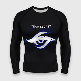 Мужской рашгард 3D с принтом Команда Team Secret ,  |  | team secret | глаз | игры | киберспорт | логотип | надпись | название