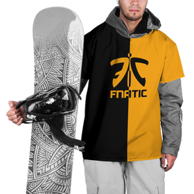 Накидка на куртку 3D с принтом Команда Fnatic в Тюмени, 100% полиэстер |  | Тематика изображения на принте: fnatic | знак | игры.логотип | киберспорт | надпись | спорт