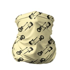 Бандана-труба 3D с принтом ЭлеКтро ГиТары в Тюмени, 100% полиэстер, ткань с особыми свойствами — Activecool | плотность 150‒180 г/м2; хорошо тянется, но сохраняет форму | гитара | музыка | рок | топ | электричество