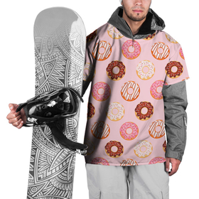 Накидка на куртку 3D с принтом Pink donuts в Тюмени, 100% полиэстер |  | confetti | donut | donuts | glaze | pink | powder | shugar | sweet | глазурь | конфетти | пончик | пончики | пудра | розовый | сахар | сладкий