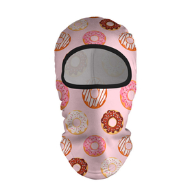 Балаклава 3D с принтом Pink donuts в Кировске, 100% полиэстер, ткань с особыми свойствами — Activecool | плотность 150–180 г/м2; хорошо тянется, но при этом сохраняет форму. Закрывает шею, вокруг отверстия для глаз кайма. Единый размер | confetti | donut | donuts | glaze | pink | powder | shugar | sweet | глазурь | конфетти | пончик | пончики | пудра | розовый | сахар | сладкий