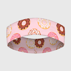 Повязка на голову 3D с принтом Pink donuts в Кировске,  |  | confetti | donut | donuts | glaze | pink | powder | shugar | sweet | глазурь | конфетти | пончик | пончики | пудра | розовый | сахар | сладкий