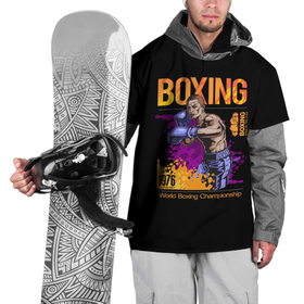 Накидка на куртку 3D с принтом BOXING   (Бокс) в Петрозаводске, 100% полиэстер |  | boxing | fight club | mma | mohammed ali | ufc | боевые искусства | боец | бои | бойцовский клуб | бокс | боксёр | борьба | воин | единоборства | кикбоксинг | майк тайсон | мма | муай тай | мухаммед али | рукопашный бой