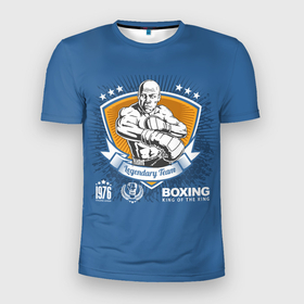 Мужская футболка 3D Slim с принтом Боксёр (Boxing) в Санкт-Петербурге, 100% полиэстер с улучшенными характеристиками | приталенный силуэт, круглая горловина, широкие плечи, сужается к линии бедра | boxing | fight club | mik | mma | mohammed ali | ufc | боевые искусства | боец | бои | бойцовский клуб | бокс | боксёр | борьба | воин | единоборства | кикбоксинг | майк тайсон | мма | муай тай | мухаммед али | рукопашный бой