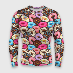 Мужской рашгард 3D с принтом Sweet donut s в Кировске,  |  | confetti | donut | donuts | glaze | powder | shugar | sweet | глазурь | конфетти | пончик | пончики | пудра | сахар | сладкий