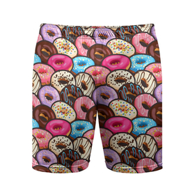 Мужские шорты спортивные с принтом Sweet donut s в Санкт-Петербурге,  |  | confetti | donut | donuts | glaze | powder | shugar | sweet | глазурь | конфетти | пончик | пончики | пудра | сахар | сладкий