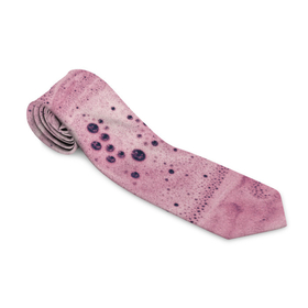 Галстук 3D с принтом Нежная розовая пенка в Тюмени, 100% полиэстер | Длина 148 см; Плотность 150-180 г/м2 | нежность | пена | пенка | пузыри | розовый