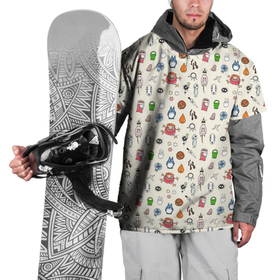 Накидка на куртку 3D с принтом Ghibli Аll в Екатеринбурге, 100% полиэстер |  | calcifer | howl | mononoke | ponyo | spirited away | totoro | кальцифер | мононоке | ноньо | тоторо | унесенные призраками | хоул