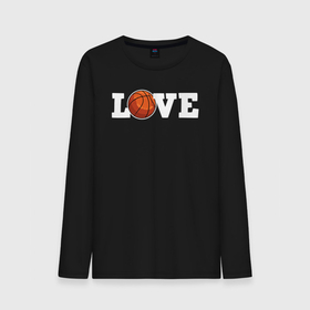 Мужской лонгслив хлопок с принтом Баскетбол LOVE в Новосибирске, 100% хлопок |  | Тематика изображения на принте: basketball | nba | streetball | баскетбол | баскетболист | баскетбольный | лав | люблю | мяч | нба | спорт | стритбол