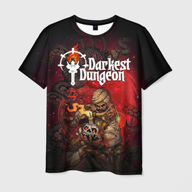 Мужская футболка 3D с принтом Darkest Dungeon   Occultist , 100% полиэфир | прямой крой, круглый вырез горловины, длина до линии бедер | darkest dungeon | occultist | знак | компьютерная ролевая игра | логотип | оккультист | подземелье | поиск сокровищ | приключения | темнейшее подземелье | эмблема