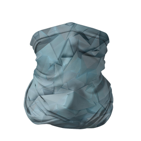 Бандана-труба 3D с принтом ЛеДяная Геометрия в Курске, 100% полиэстер, ткань с особыми свойствами — Activecool | плотность 150‒180 г/м2; хорошо тянется, но сохраняет форму | геометрия | лед | ледяная геометрия | светлая | холод