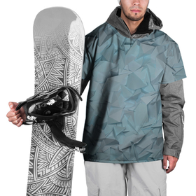 Накидка на куртку 3D с принтом ЛеДяная Геометрия в Кировске, 100% полиэстер |  | геометрия | лед | ледяная геометрия | светлая | холод