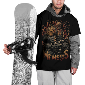 Накидка на куртку 3D с принтом Nemesis арт в Петрозаводске, 100% полиэстер |  | game | games | re | resident evil | игра | игры | немизис | обитель зла | резедент эвил | реседент ивел
